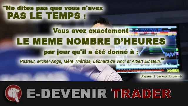 Ne dites pas que vous n’avez pas le temps !