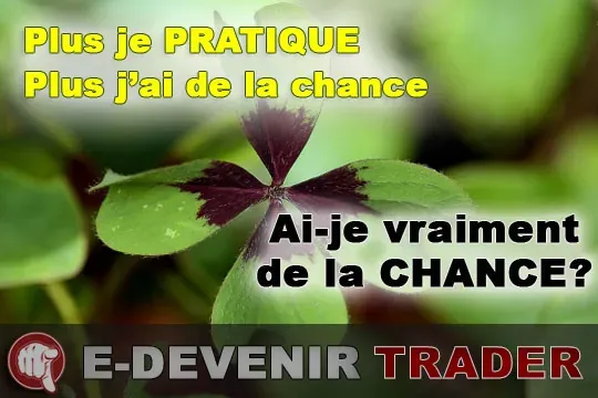 Plus je pratique, plus j’ai de la chance. Ai-je vraiment de la chance ?
