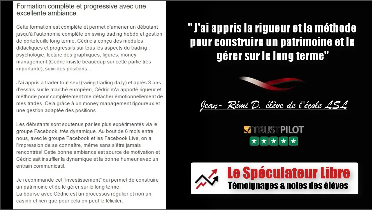 Témoignage LSL « Cette école de bourse est exceptionnelle »