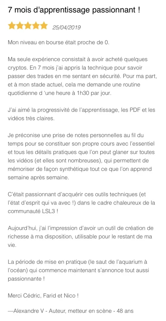 « Je suis le trader STAR du bureau »